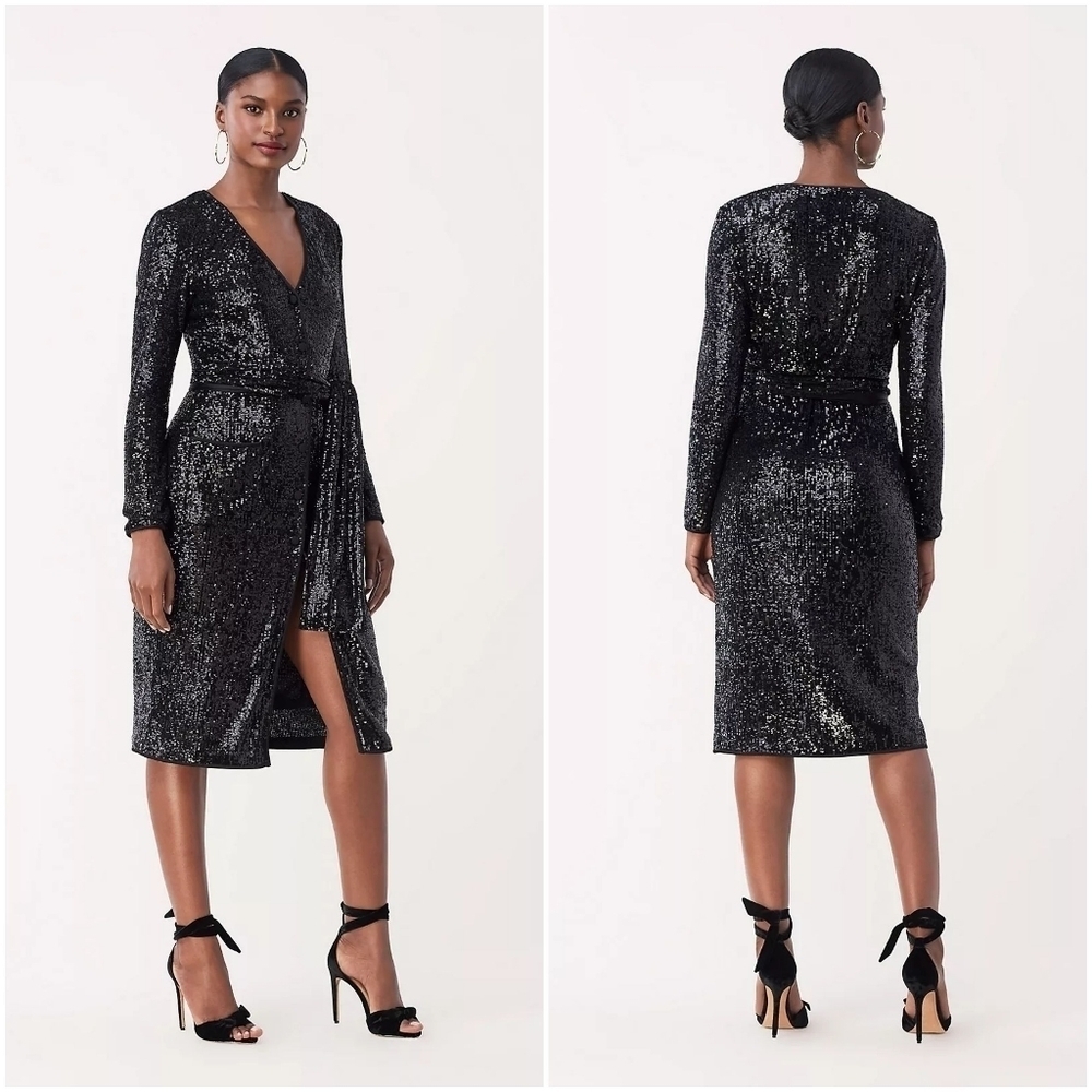 Dvf Melina Sequined Dress Size S Nwt
